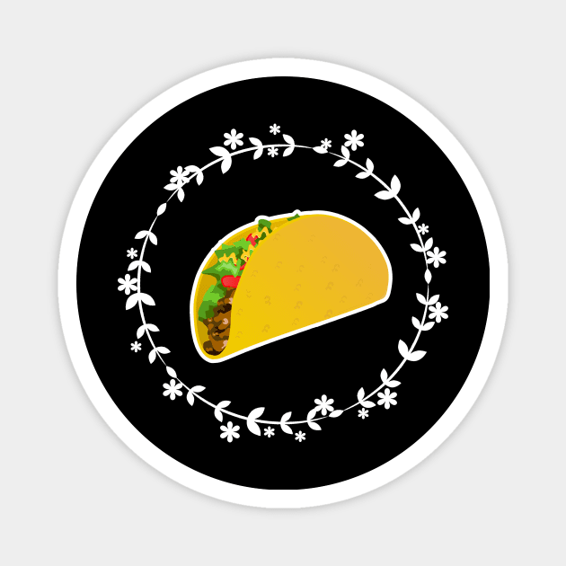 Cute Taco Magnet by LunaMay